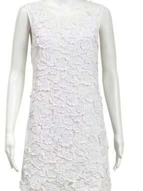 Club Monaco White Floral Lace Mini Dress
